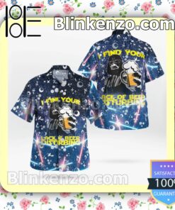 Darth Vader I Find Your Lack Of Beer Disturbing Star Wars Galaxy  Summer Hawaiian Shirt, Mens Shorts