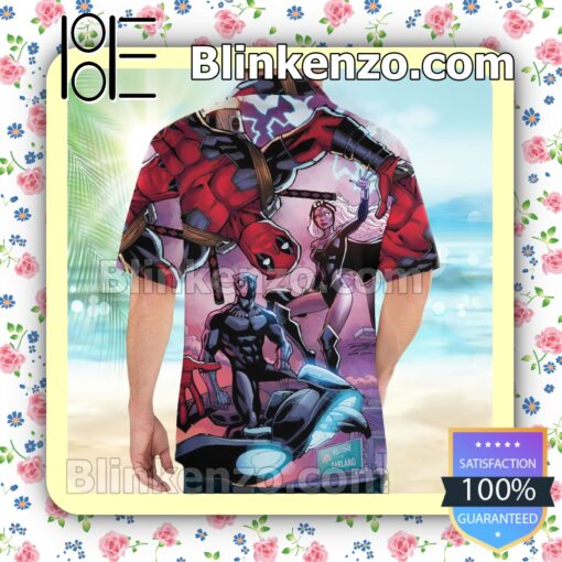 Deadpool Black Panther Summer Hawaiian Shirt a