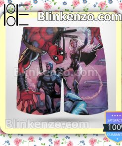 Deadpool Black Panther Summer Hawaiian Shirt b