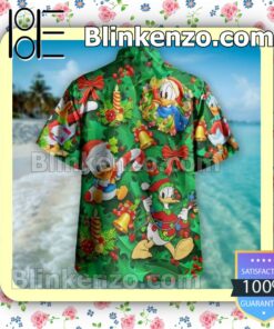 Decor Christmas With Donald Disney Summer Hawaiian Shirt, Mens Shorts a