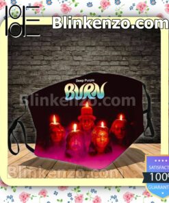 Deep Purple Burn Album Cover Reusable Masks