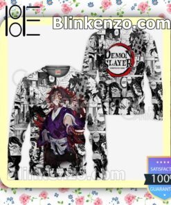 Demon Kokushibo Demon Slayer Anime Mix Demon Slayer No Yaiba Manga Merch Personalized T-shirt, Hoodie, Long Sleeve, Bomber Jacket a