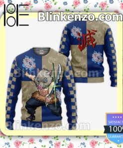 Demon Slayer Inosuke Anime Personalized T-shirt, Hoodie, Long Sleeve, Bomber Jacket a