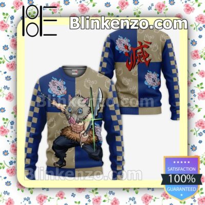 Demon Slayer Inosuke Anime Personalized T-shirt, Hoodie, Long Sleeve, Bomber Jacket a