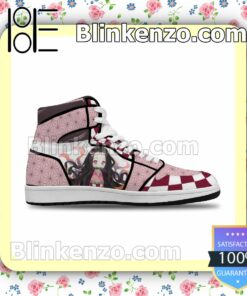 Demon Slayer Nezuko Merch Custom Anime Air Jordan 1 Mid Shoes a