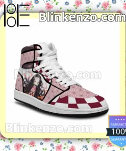 Demon Slayer Nezuko Merch Custom Anime Air Jordan 1 Mid Shoes b