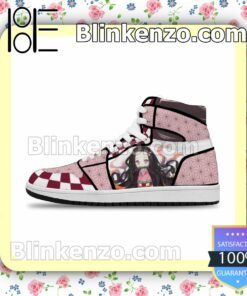 Demon Slayer Nezuko Zenitsu Air Jordan 1 Mid Shoes a