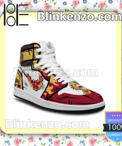 Demon Slayer Rengoku Fire Skill Air Jordan 1 Mid Shoes b