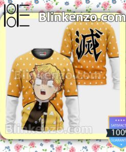 Demon Slayer Zenitsu Anime Funny Style Personalized T-shirt, Hoodie, Long Sleeve, Bomber Jacket a