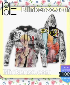 Denji Manga Style Chainsaw Man Anime Personalized T-shirt, Hoodie, Long Sleeve, Bomber Jacket b