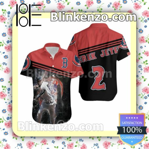 Derek Jeter 2 Boston Red Sox Summer Shirt