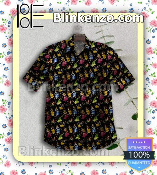 Disney Princess Black Summer Shirts