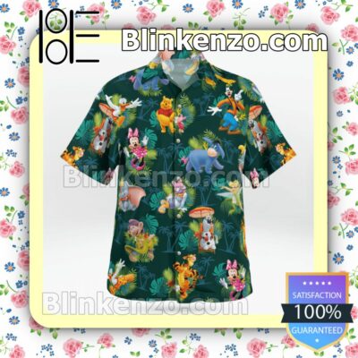 Disney Tropical Green Summer Shirts b