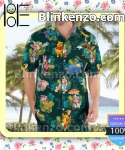 Disney Tropical Green Summer Shirts c