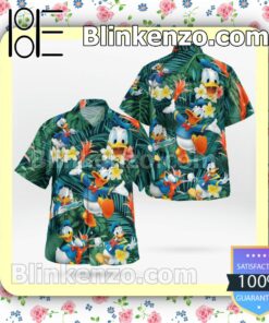Donald Duck Plumeria Tropical Summer Shirts