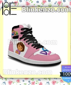 Dora The Explorer Air Jordan 1 Mid Shoes b