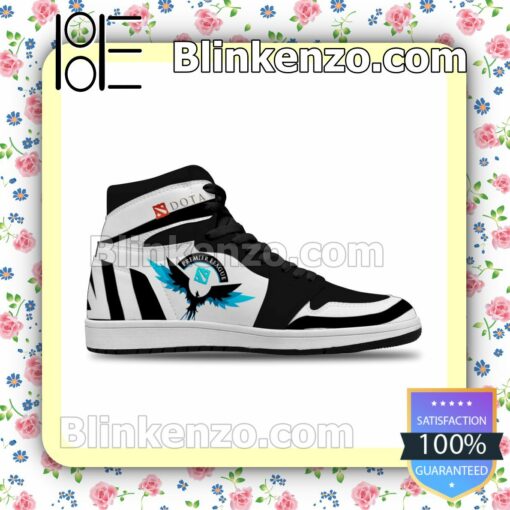 Dota 2 Team Logo Kind Raison Inc Air Jordan 1 Mid Shoes a
