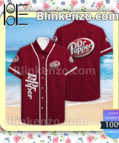 Dr Pepper Combo s Dark Red Summer Hawaiian Shirt a