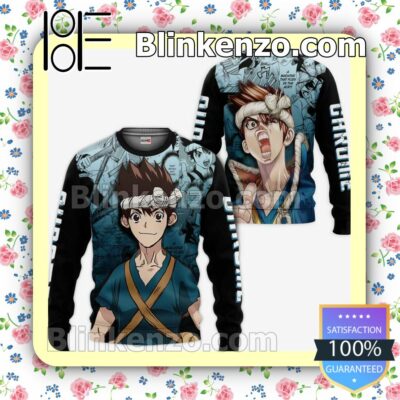 Dr Stone Chrome Anime Personalized T-shirt, Hoodie, Long Sleeve, Bomber Jacket a