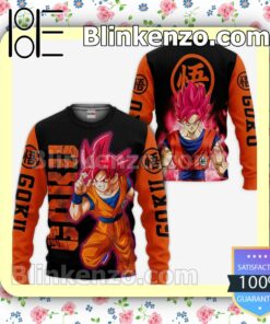 Dragon Ball Goku Saiyan God Anime Personalized T-shirt, Hoodie, Long Sleeve, Bomber Jacket a