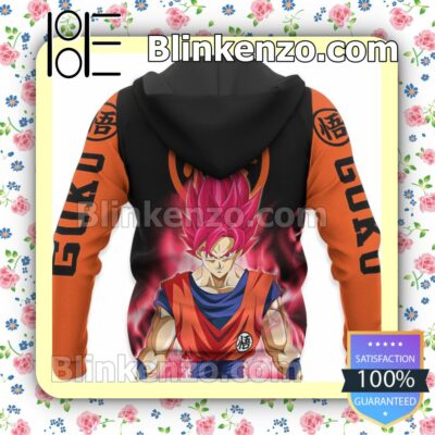Dragon Ball Goku Saiyan God Anime Personalized T-shirt, Hoodie, Long Sleeve, Bomber Jacket x