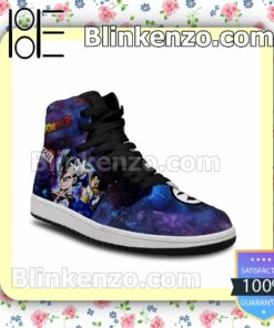 Dragon Ball Super DBS Vegeta Custom Anime Shoes DBZ Air Jordan 1 Mid Shoes b