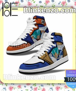 Dragon Ball Super DBS Vegeta SSJ Blue Custom Anime Air Jordan 1 Mid Shoes