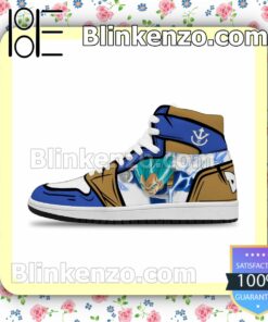 Dragon Ball Super DBS Vegeta SSJ Blue Custom Anime Air Jordan 1 Mid Shoes a