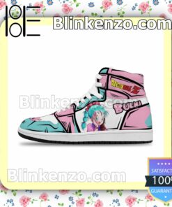 Dragon Ball Z DBZ Bulma Anime Shoes DBZ Air Jordan 1 Mid Shoes