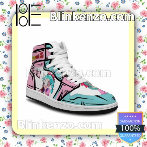 Dragon Ball Z DBZ Bulma Anime Shoes DBZ Air Jordan 1 Mid Shoes b