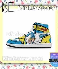 Dragon Ball Z Gogeta Shoes DBZ Air Jordan 1 Mid Shoes