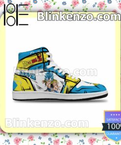 Dragon Ball Z Gogeta Shoes DBZ Air Jordan 1 Mid Shoes a