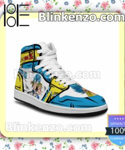 Dragon Ball Z Gogeta Shoes DBZ Air Jordan 1 Mid Shoes b