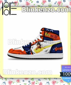 Dragon Ball Z Goku Cloud Shoes DBZ Air Jordan 1 Mid Shoes