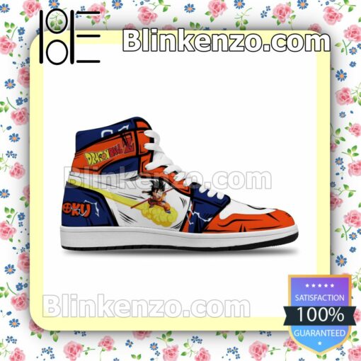 Dragon Ball Z Goku Cloud Shoes DBZ Air Jordan 1 Mid Shoes a