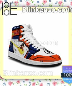 Dragon Ball Z Goku Cloud Shoes DBZ Air Jordan 1 Mid Shoes b