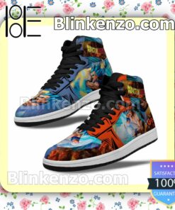 Dragon Ball Z Goku Shoes DBZ Air Jordan 1 Mid Shoes