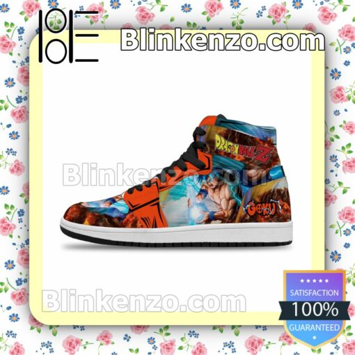 Dragon Ball Z Goku Shoes DBZ Air Jordan 1 Mid Shoes a