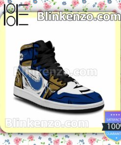 Dragon Ball Z Vegeta Shoes DBZ Air Jordan 1 Mid Shoes b