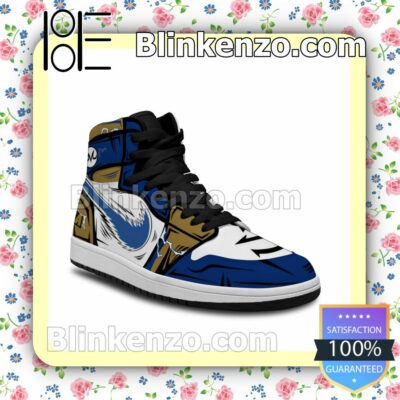 Dragon Ball Z Vegeta Shoes DBZ Air Jordan 1 Mid Shoes b