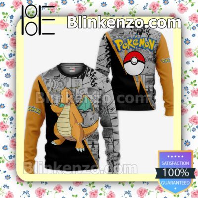 Dragonite Anime Pokemon Mix Manga Personalized T-shirt, Hoodie, Long Sleeve, Bomber Jacket a