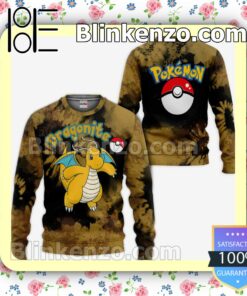 Dragonite Pokemon Anime Tie Dye Style Personalized T-shirt, Hoodie, Long Sleeve, Bomber Jacket a