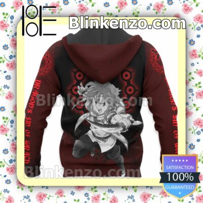 Dragon's Sin of Wrath Meliodas Seven Deadly Sins Anime Personalized T-shirt, Hoodie, Long Sleeve, Bomber Jacket x
