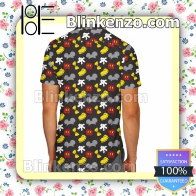 Dress Like Mickey Mouse Disney Cartoon Graphics Summer Hawaiian Shirt, Mens Shorts a