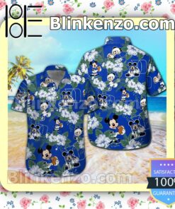 Duke Blue Devils & Mickey Mouse Mens Shirt, Swim Trunk a