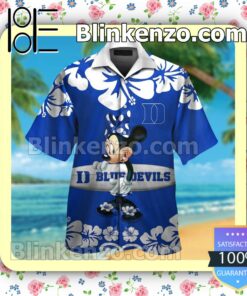 Duke Blue Devils & Minnie Mouse Mens Shirt, Swim Trunk