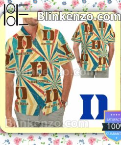 Duke Blue Devils Retro Vintage Style Mens Shirt, Swim Trunk