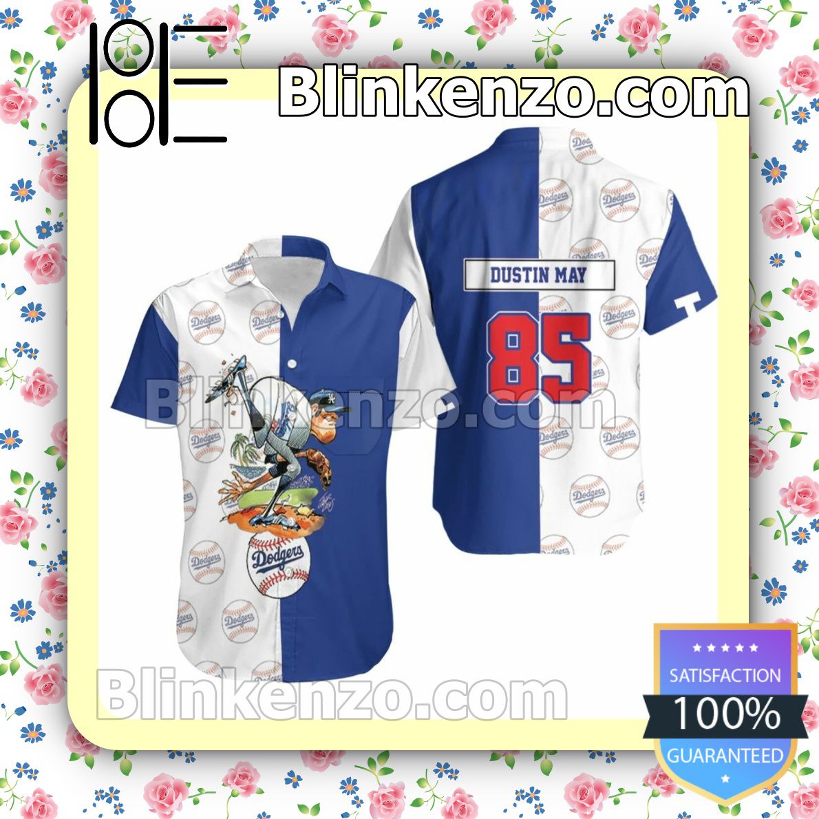 Dustin May 85 Anime La Dodgers Summer Shirt - Blinkenzo