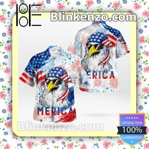 Eagle Merica Happy Independence Day Summer Shirts