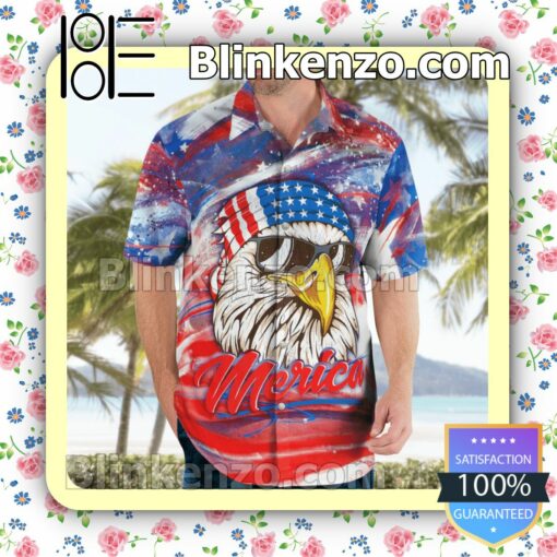 Eagle Mullet 4th Of July American Flag Merica Summer Shirts c
